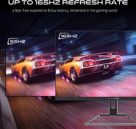 GAMEON 32 FHD Flat Gaming VA Monitor 165 Hz Refresh Rate 1ms