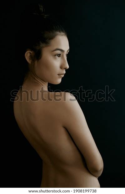 Nude Hispanic Woman Looking Away Stock Photo Shutterstock