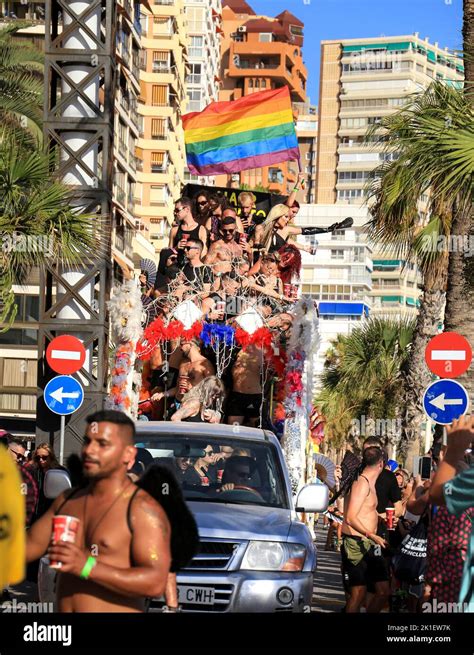 Benidorm Alicante Spain September People Dancing And Having Fun At The Gay Pride