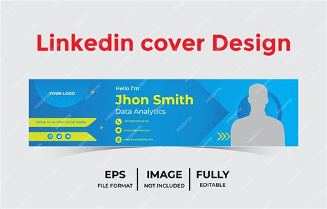 Premium Vector | LinkedIn cover design and banner template