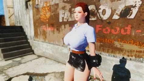 University Uniforms Cbbe At Fallout 4 Nexus Mods And Community