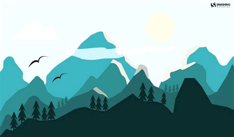 gambar gunung kartun server gambar