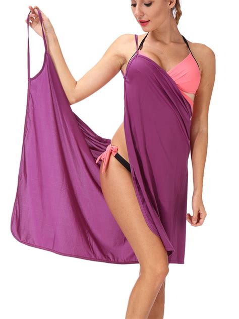 Focussexy Women Cover Up Bikini Wrap Summer Bikini Cover Up Swimwear Women Beach Swim Bathing