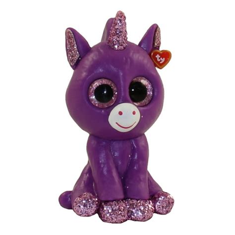 Ty Beanie Boos Mini Boo Figures Series 3 Amethyst The Purple Unicorn 2 Inch