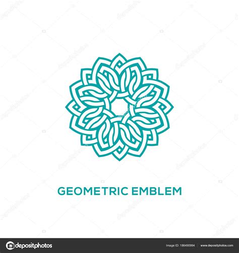 Geometric Emblem Template Stock Vector Image By Jazzzzzvector 186490994