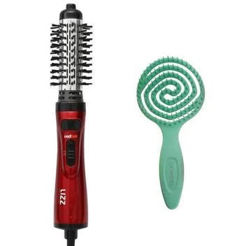 Escova Rotativa Red Hot Em Lizz Bivolt Lizz Dompel Escova De Cabelo Magazine Luiza