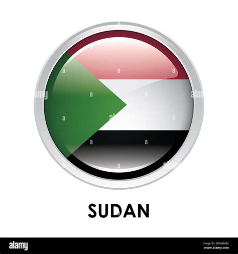 Round Flag Of Sudan Stock Photo Alamy