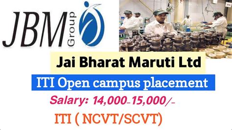 Jbm Company Iti Job Placement Iti Campus Placement Jai