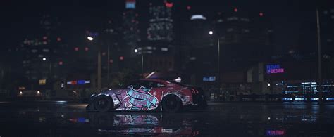 Wallpaper ID: 527458 / skyscraper, illuminated, land vehicle, night ...