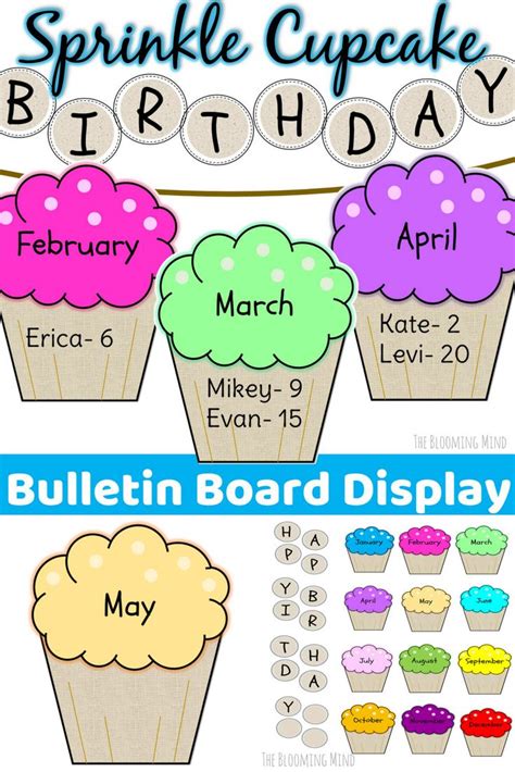 Preschool Birthday Board Printable