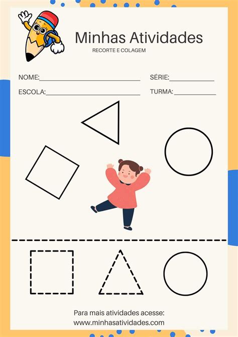 Atividades De Recorte E Colagem Para Educação Infantil - Caderno com 16 atividades de recorte e colagem para educação infantil ...
