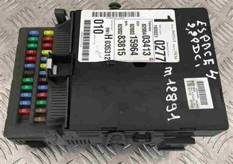 Fuse Box Diagram Renault Espace 4G 2002 2014 Relay With Assignment