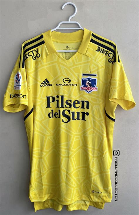 Colo Colo Torwart Fußball Trikots 2022 Sponsored by Pilsen del Sur