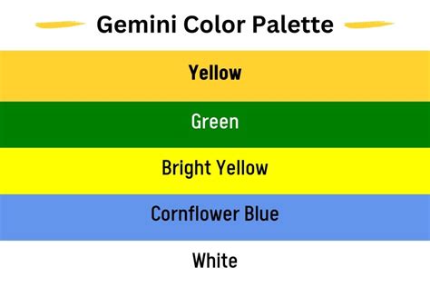 Gemini Color Palette and Meanings (+ Colors to Avoid)