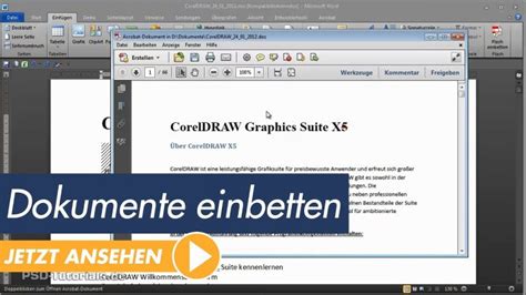 Datei in word dokument einfügen 2025