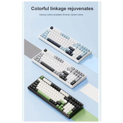 Aula F Key Mechanical Keyboard Hot Swap Wireless Keyboard Bluetooth Mode Pbt Computer
