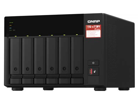 QNAP DESKTOP 6-BAY NAS/ISCSI AMD RYZEN V1000 SERIES V1500B 4C/8T (TS-673A-8G-US)