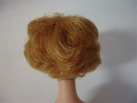 Vintage Nude Bubblecut Barbie Doll Blonde Straight Leg And Waist Mattel