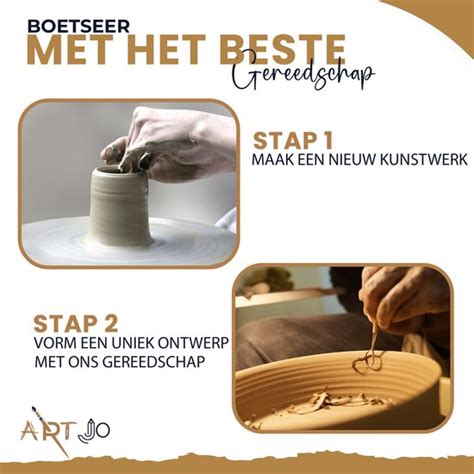 Artjo Delige Bandmirettes Klei Gereedschap Pottenbakken Boetseren