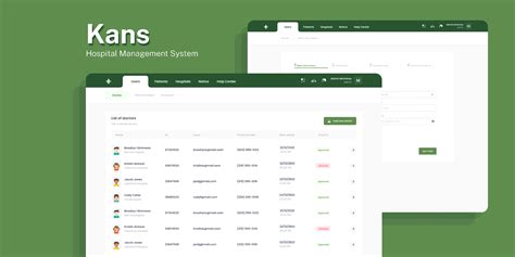 Kans 🏥 Hospital Management System Saas Figma
