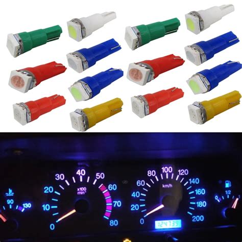 Wljh X Dash Led Colors T Light Wedge Bulb Smd V Car