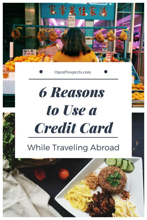 6 Reasons Why You Should Use a Credit Card while Traveling Abroad