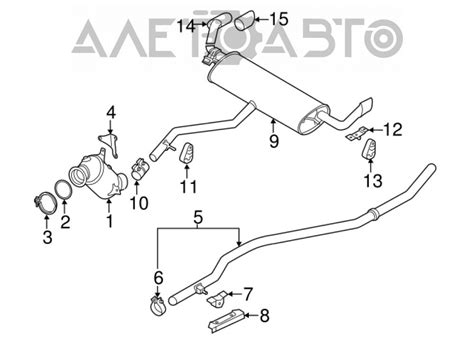 Глушитель задняя часть бочка BMW X5 F15 14-18 N55 с заслонкой ...