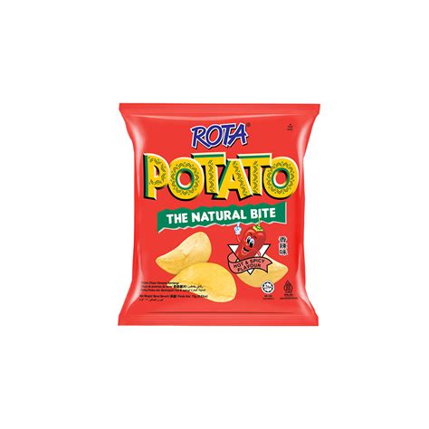 Potato Chips Hot Spicy 15G Bundle ORIENTAL FOOD MARKETING M SDN BHD