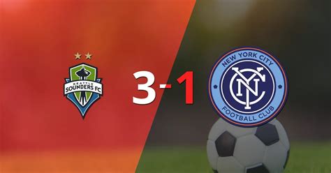 Seattle Sounders Paseó A New York City Fc Y Selló Su Triunfo 3 A 1