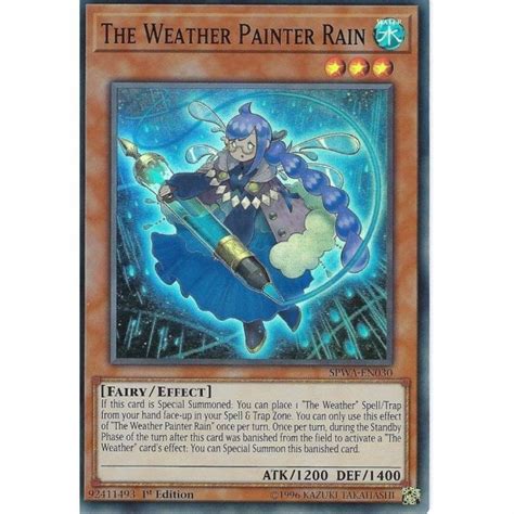 Yu Gi Oh Trading Card Game Yu Gi Oh THE WEATHER PAINTER RAIN SUPER