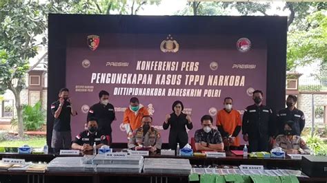 Jerat Tppu Bandar Narkoba Kelas Kakap Polri Sita Aset Senilai Rp