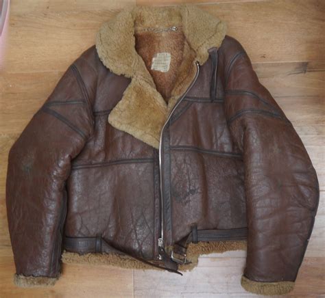 Raf Irvin Sheepskin Flying Jacket Leather Flight Jacket Jackets