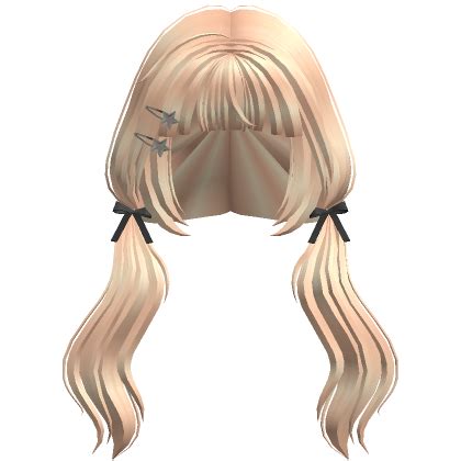 Low Wavy Pigtails Blonde Roblox