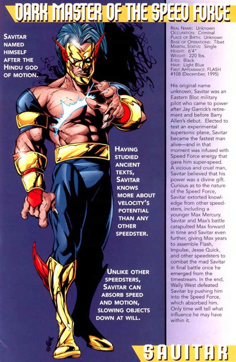 Savitar Comic Book Superheroes Marvel Comics Vintage Dc Comics