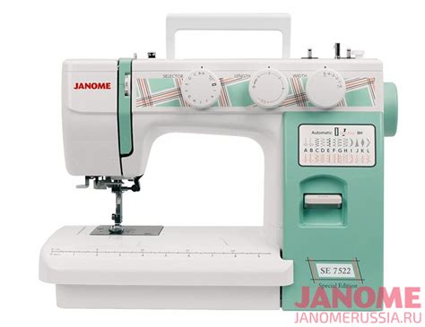 Электромеханическая швейная машина Janome SE7522 - Электромеханические ...