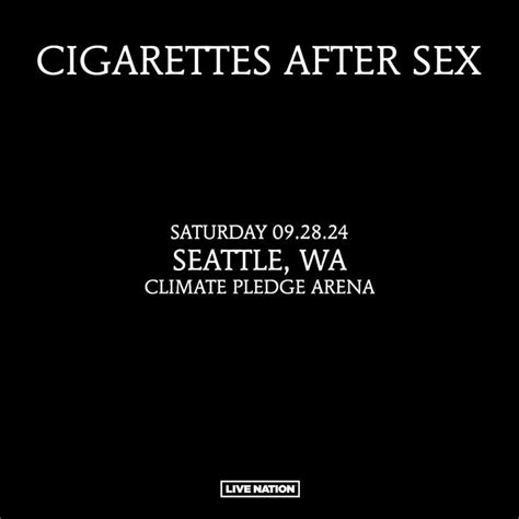 Cigarettes After Sex X S World Tour In Seattlee At Climate