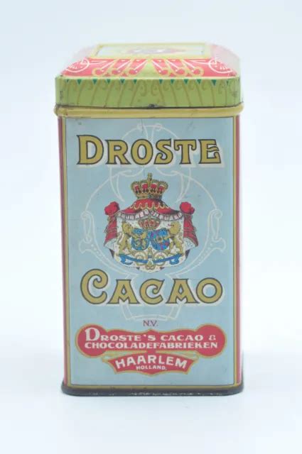 Ancienne Boite En M Tal De Cacao Droste Cocoa Haarlem Collection