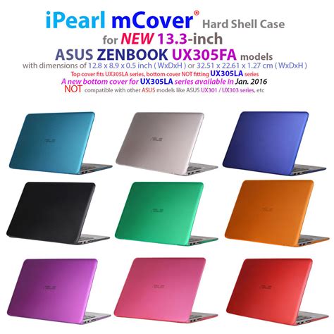 Mcover® Hard Shell Case For 133 Asus Zenbook Ux305fa Ultrabook Laptop