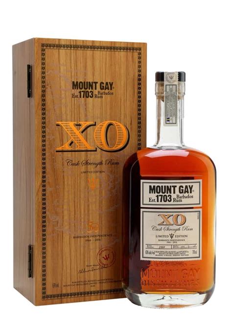 Mount Gay Extra Old Cask Strength Rum From Barbados