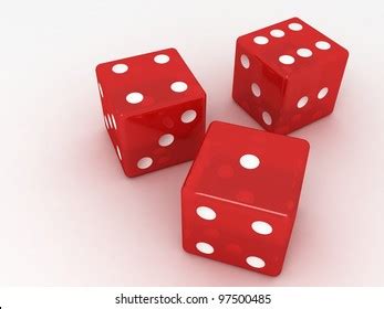 Red Dice On White Background Stock Illustration 97500485 | Shutterstock