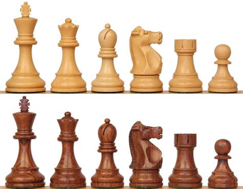 Fischer Spassky Commemorative Chess Set With Golden Rosewood And Boxwood Pieces 3 75 King Etsy