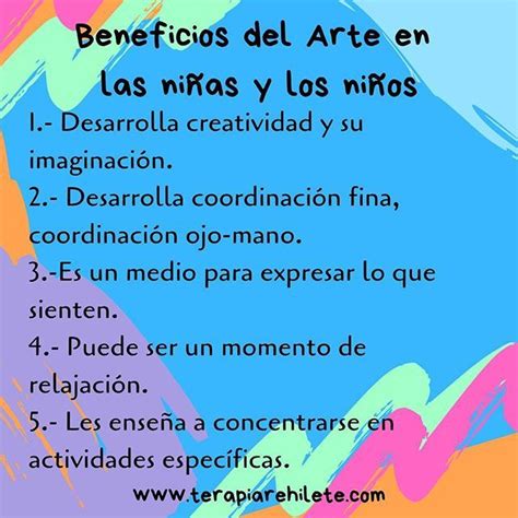 Beneficios Del Arte En Niñas Y Niños Arte Niños Niñas Terapiainfantil Arteterapia Terapia