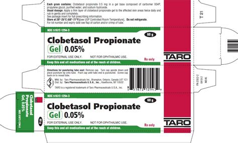clobetasol creamointment package insert prescribing info