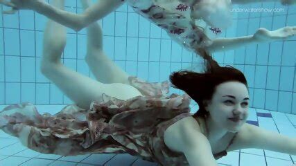 Two Hot Hairy Beauties Underwater