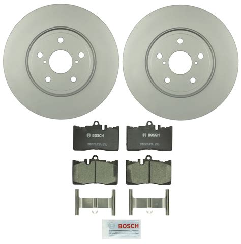 Bosch QuietCast Front Brake Kit 315mm Disc Rotors Ceramic Pads For