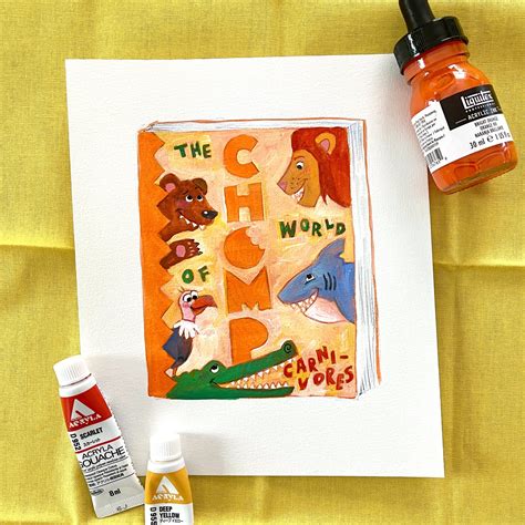 Chomp, The World Of Carnivores | Original Artwork — Cara Ord Create