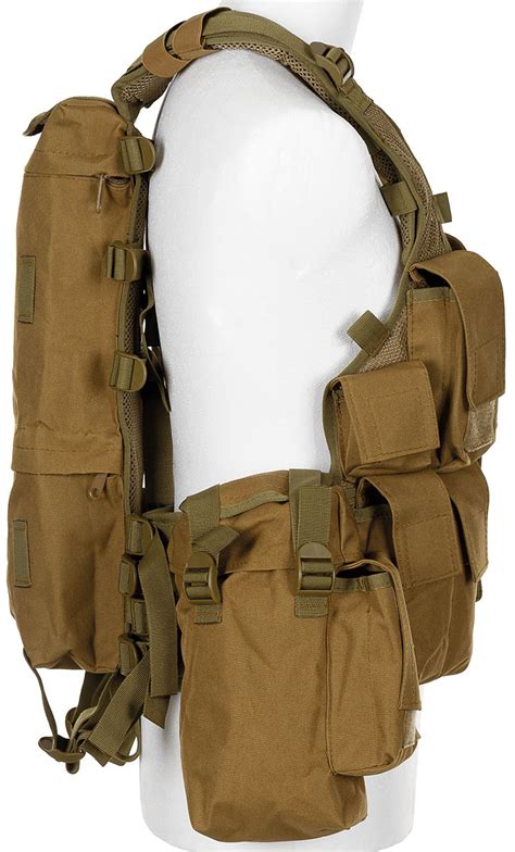 Tactical Weste div Taschen coyote tan günstig kaufen