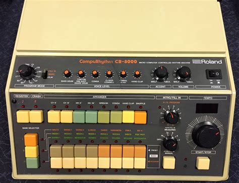 MATRIXSYNTH: Roland CR-8000 Vintage Drum Machine SN 793962 with Output Mods