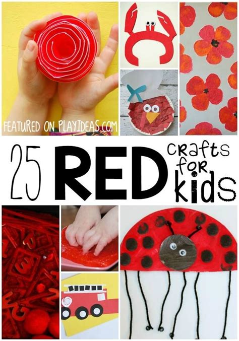 Color Red Activities For Toddlers