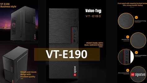 Value Top Vt E190 Atx Casing Youtube